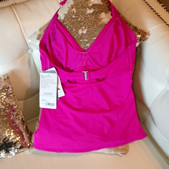 Athleta Tankini Halter Top - Pink - Picture 3 of 4